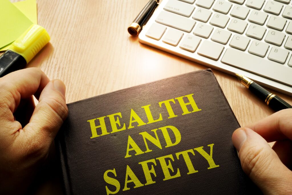 Book with the title Health and Safety