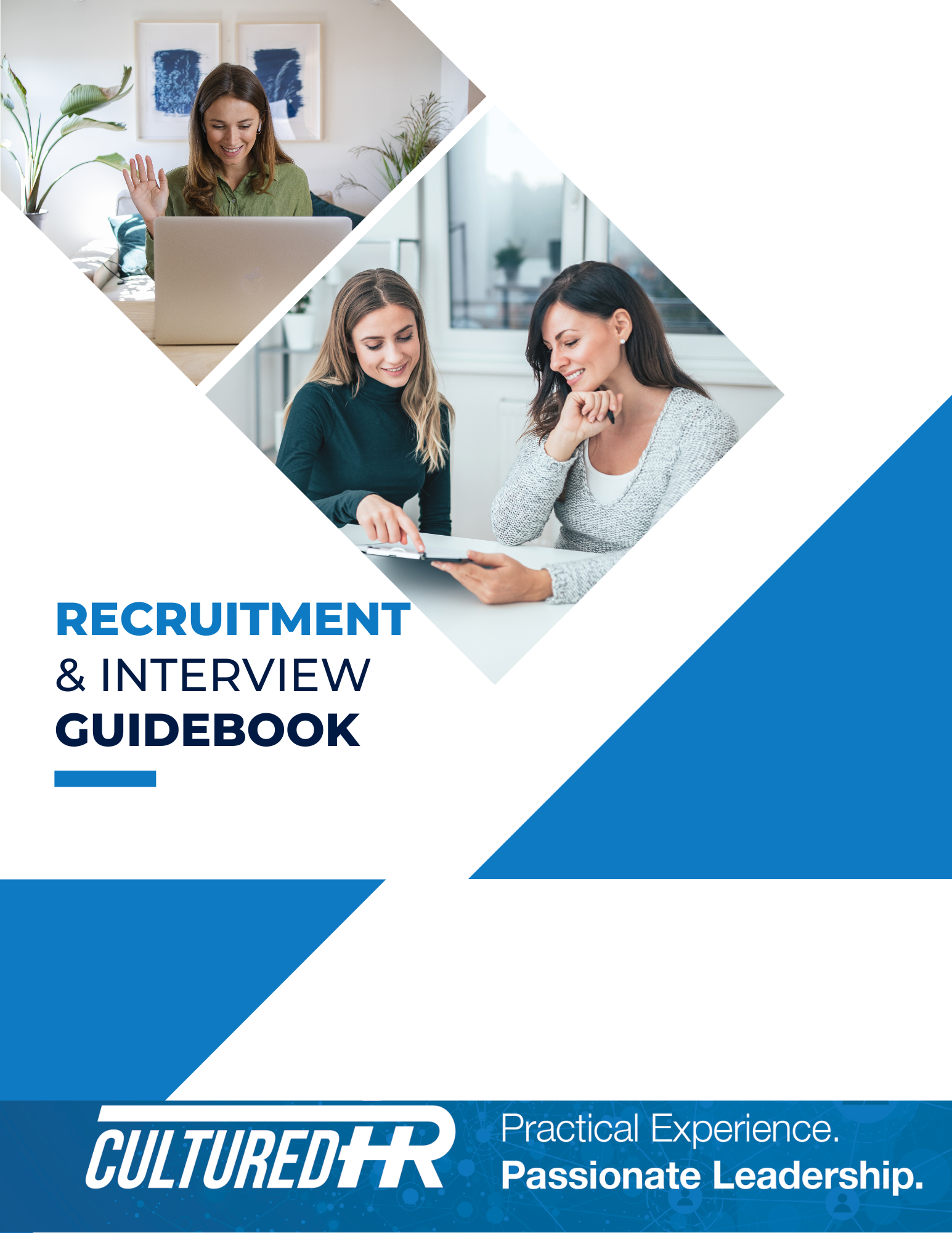 Cover of the guidebook “Recruitment and Interiew,” by CulturedHR.