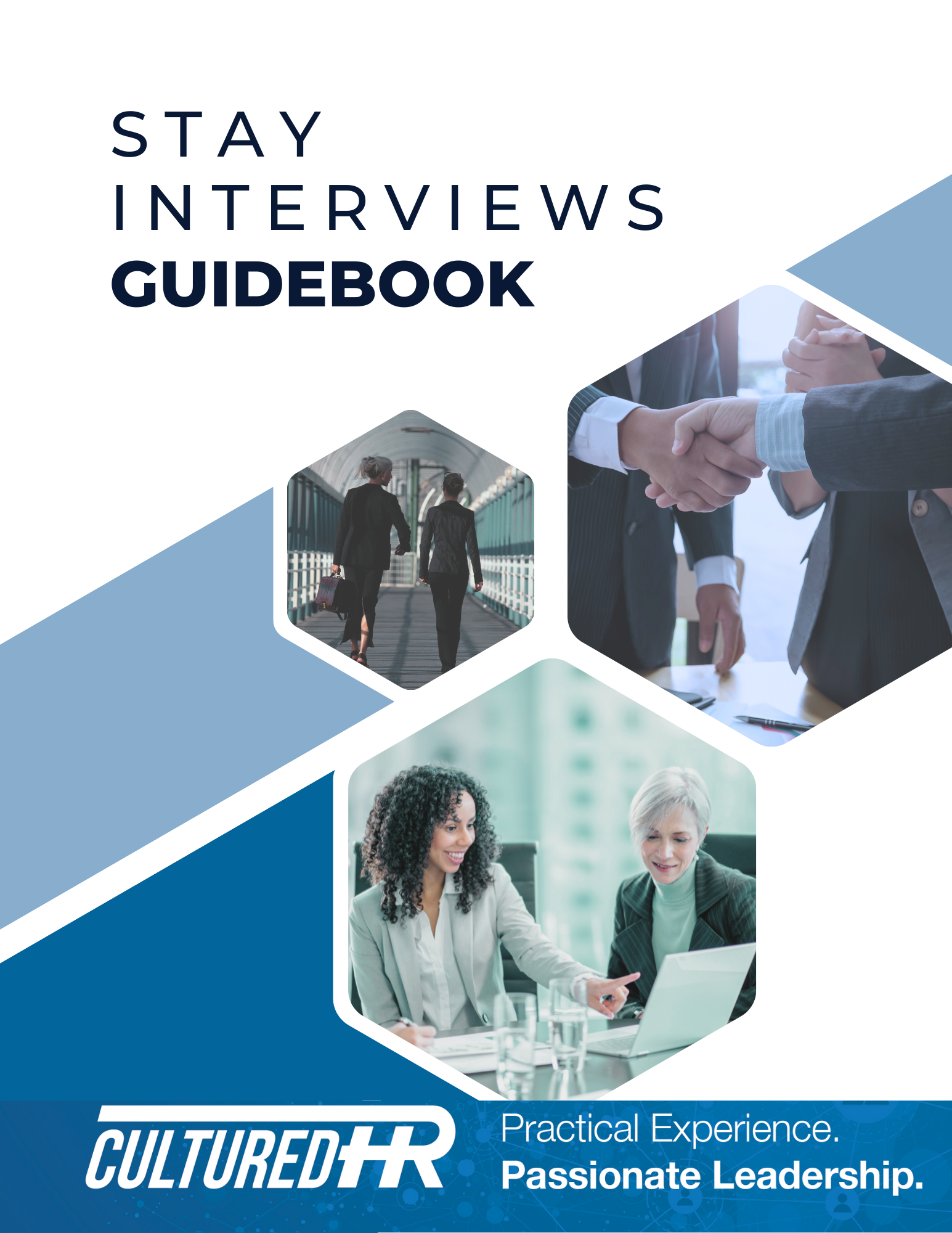 Cover of the guidebook “Stay Interviews,” by CulturedHR.
